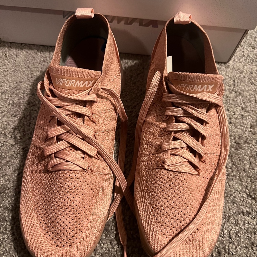 Nike Women's Pink  VaporMax Athletic Shoes - Picture 4 of 4